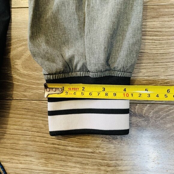 Billabong Jacket Mens Large Black Grey Hooded Stretch Full Zip Platinum X - Picture 7 of 15